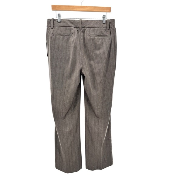 Banana Republic Jackson Wide Leg Wool Pants Womens Size‎ 10 Brown Slacks - Picture 4 of 8